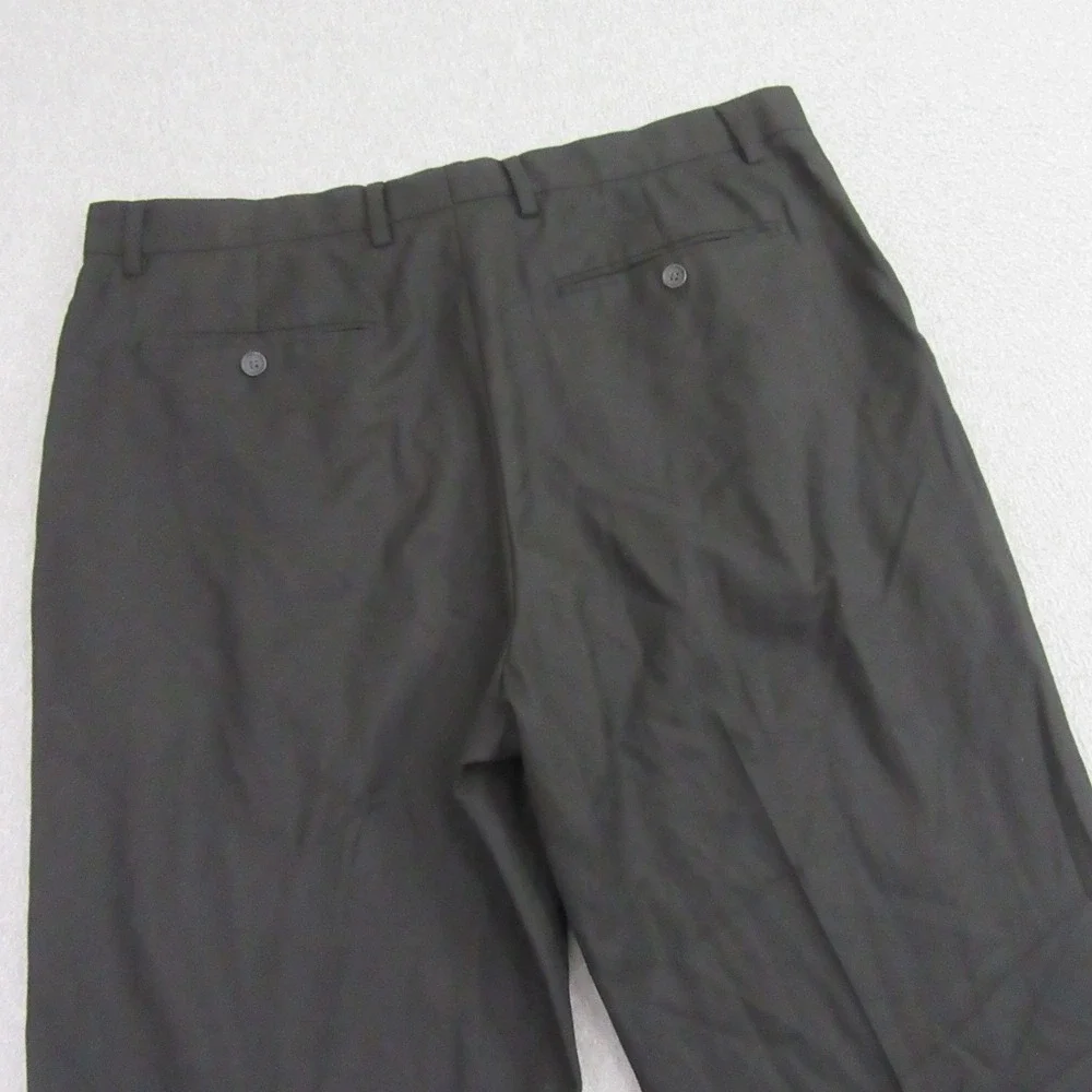 Banana Republic Dress Pants 35x32 Standard‎ Fit Dark Gray Straight Leg Easy Care